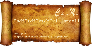 Csütörtöki Marcell névjegykártya
